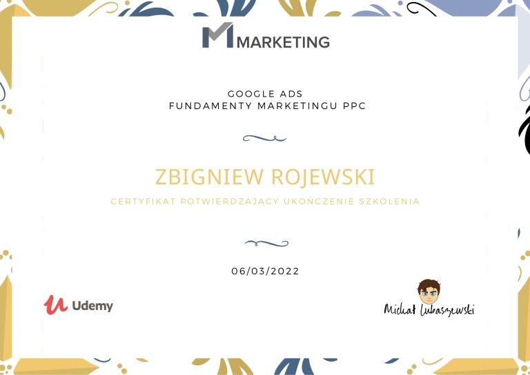 Certyfikat - Google Ads - Zbigniew Rojewski_page-0001